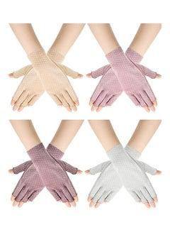 4 Pair Casual Printed Gloves Multicolour