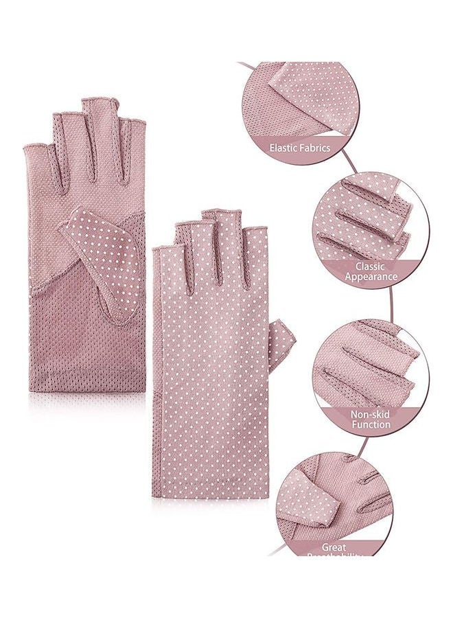 XiuWoo - 4 Pair Casual Printed Gloves Multicolour - Image 1