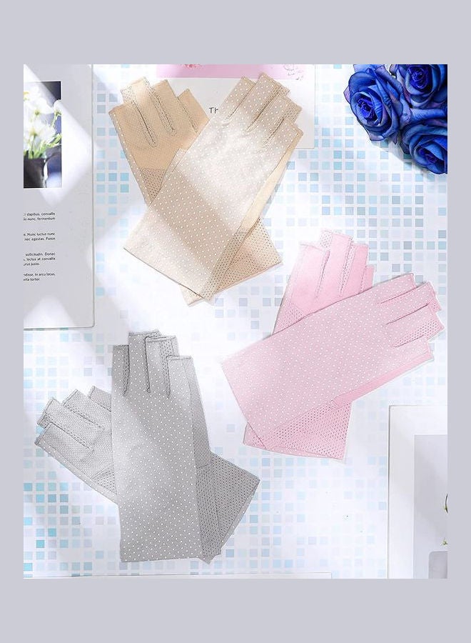 XiuWoo 3 Pair Casual Printed Gloves Multicolour  - Image 2