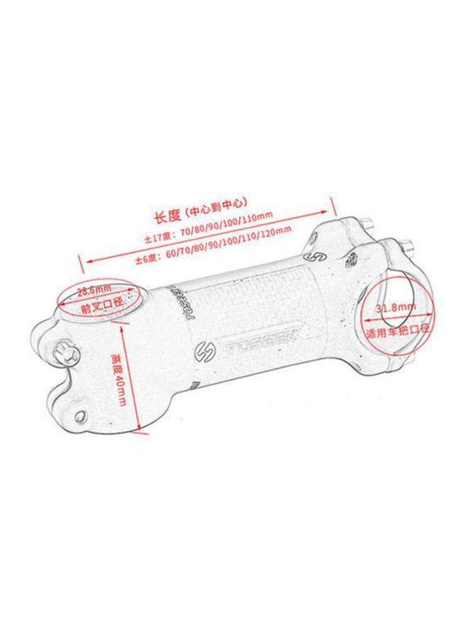 بيوينتي أنبوب عمودي كلاسيكي من سبيكة الألومنيوم والكربون مناسب للدراجة الهوائية - Image 4