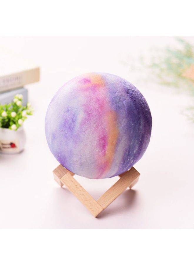 أيبيسي مصباح كبير على شكل قمر بطبعة ثلاثية الأبعاد بعدد 16 لوناً زاهياً أرجواني/بيج/أبيض - Image 3