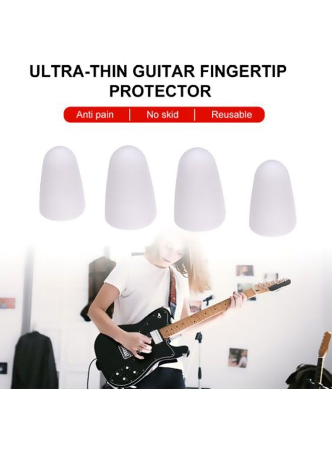Muslady 4-Piece Ultra-Thin Guitar Fingertip Protector With Case  - Image 3
