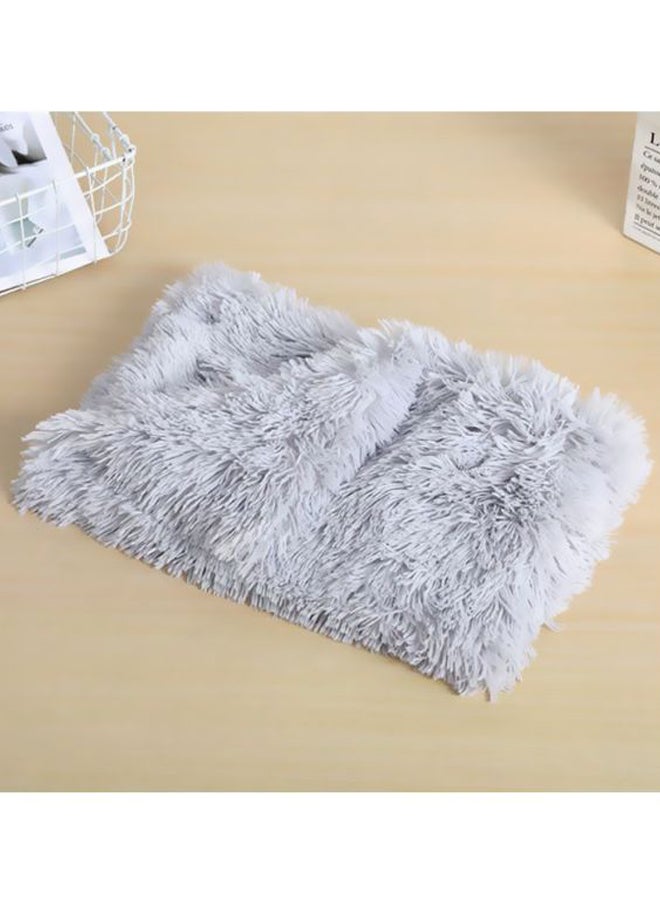 Decdeal Fluffy Reversible Blanket Grey S - Image 4