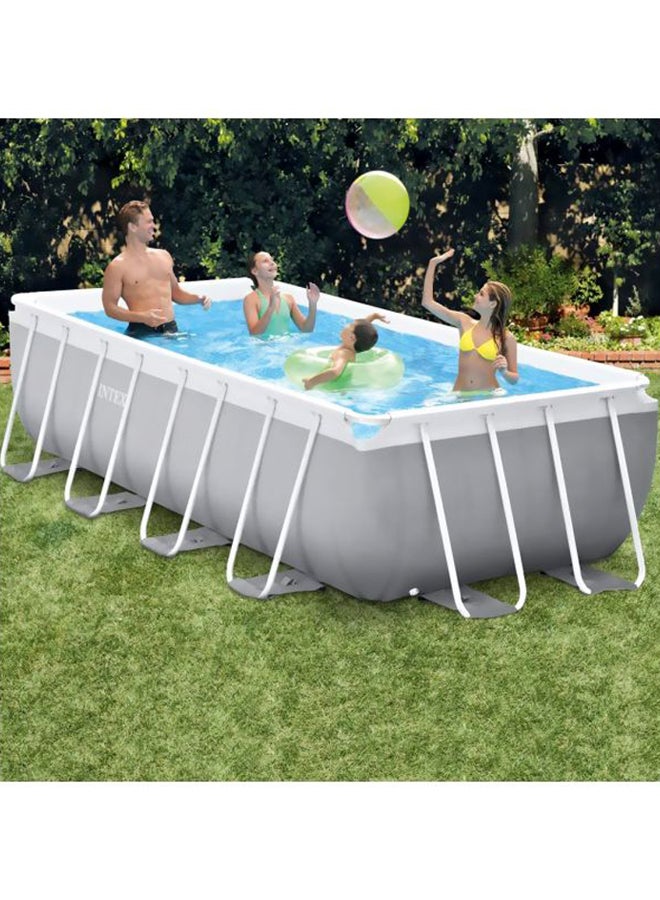 INTEX - Prism Frame Rectangular Swimming Pool 4x2x1.22meter - Image 1