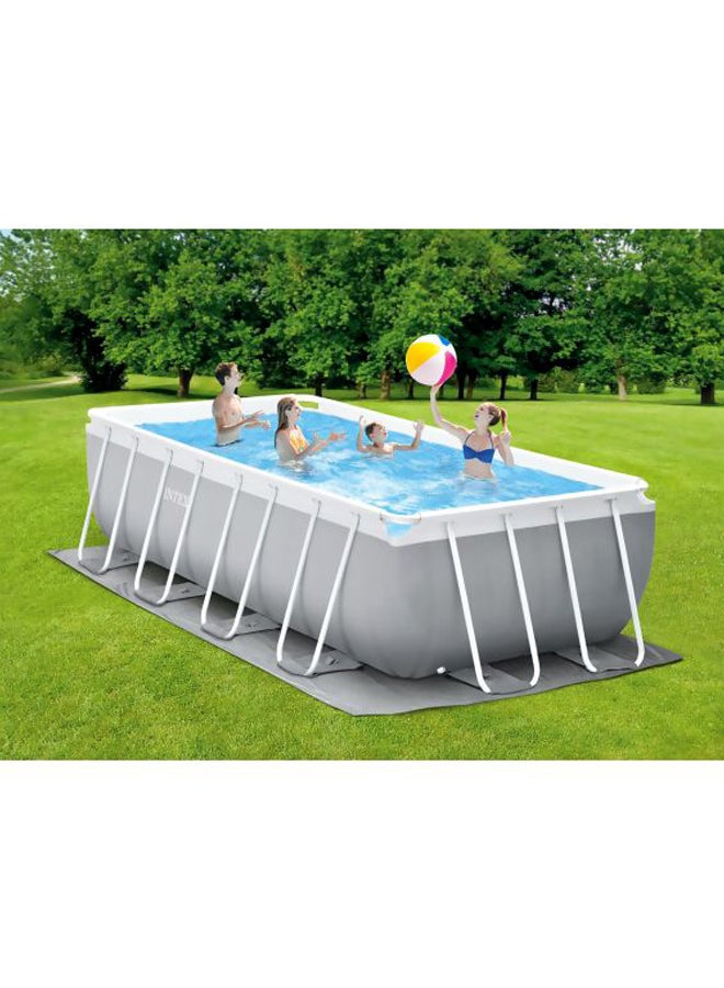 INTEX - Prism Frame Rectangular Swimming Pool 4x2x1.22meter - Image 1