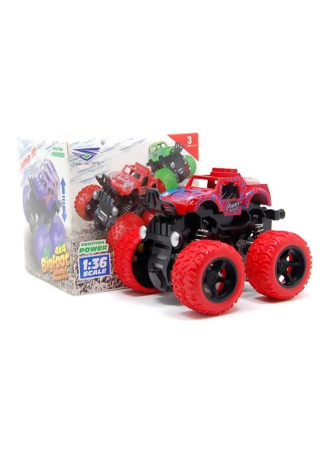 Cool Baby Bigfoot Push And Go Monster Truck Toy Red - Image 2