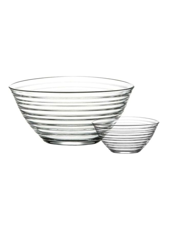 لاف وعاء تقديم مكون من 7 قطع وعاء تقديم شفاف 2010 ملليلتر، أوعية تقديم 300مل شفاف Serving Bowl 2010 milliliter, Serving Bowls 300ملليلتر - Image 3