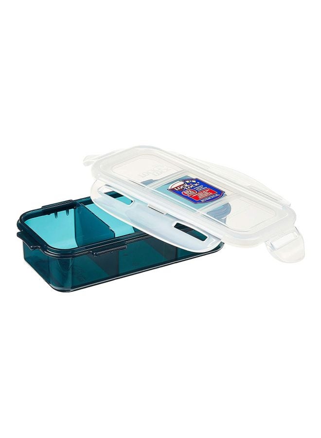 لوك اند لوك طقم صندوق غداء مع حقيبة مكون من 5 قطع رمادي/أزرق/أبيض 19x10x15سم - Image 4