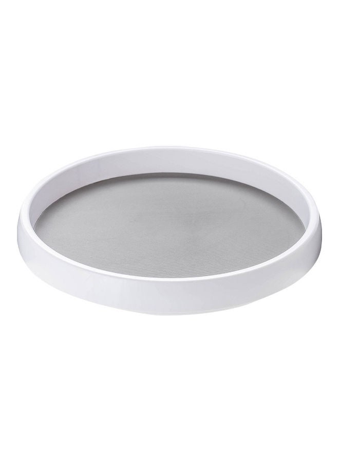 Generic Rotating Kitchen Spice Jar Organizer White 25cm  - Image 1