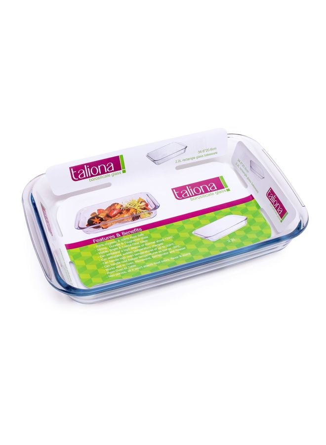 TALIONA Rectangle Glass Baking Dish Clear 2.2Liters - Image 5