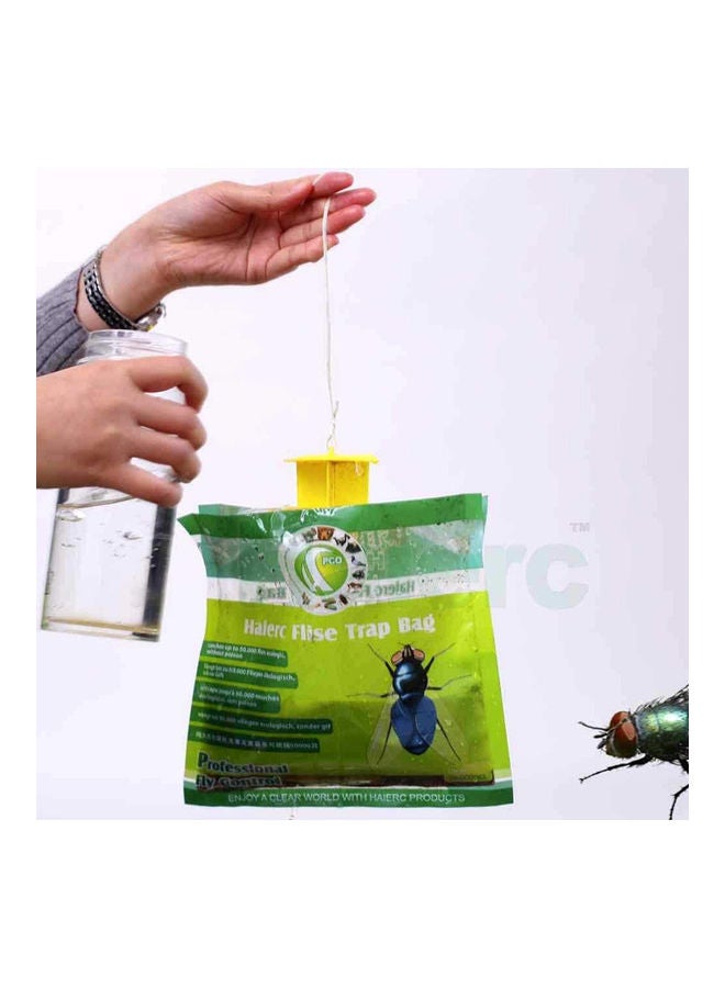 Golden Star Flies Trap Bag Green 21x21cm  - Image 2
