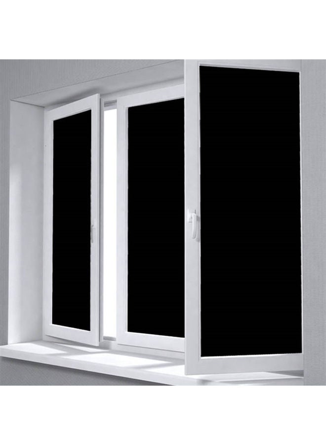 XiuWoo - Glue Static Decorative Window Film Black 60x100cm - Image 1