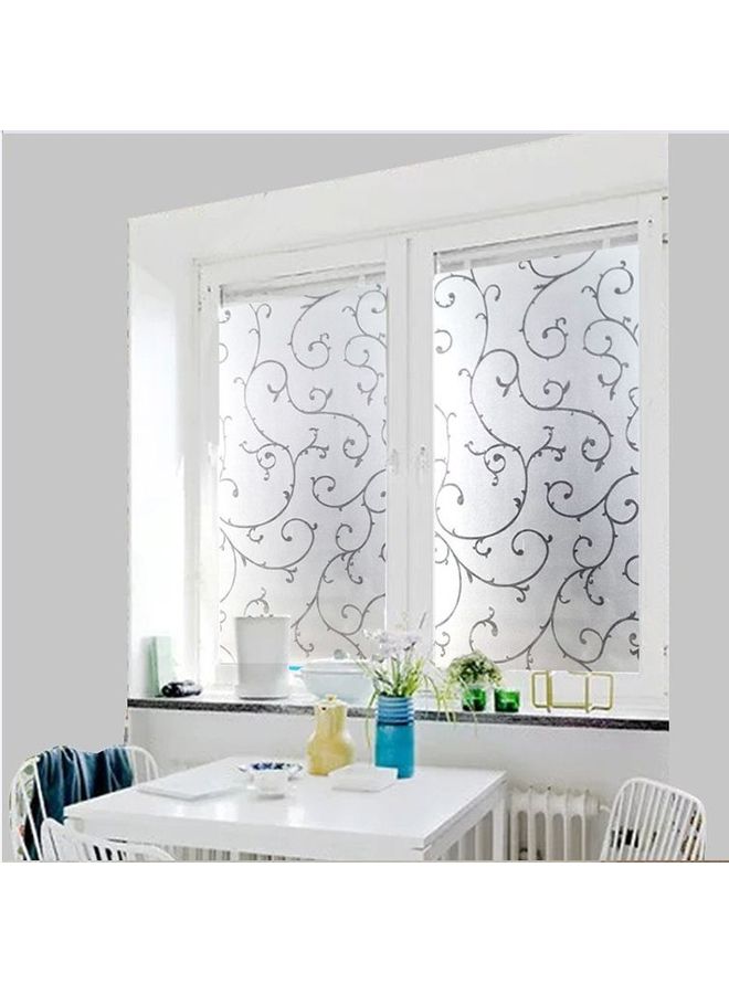 XiuWoo Window Privacy Film Sticker White/Clear 45x200cm  - Image 2