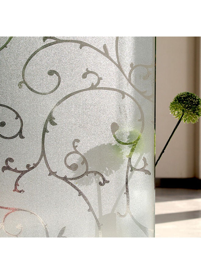 XiuWoo Window Privacy Film Sticker White/Clear 45x200cm  - Image 3