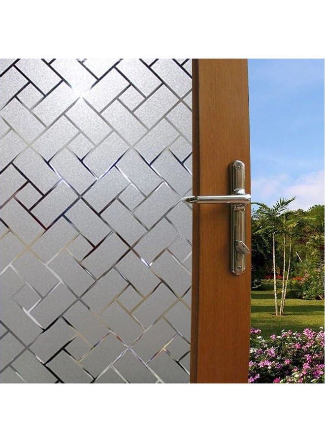 XiuWoo Patterned Window Sticker Clear 40x200cm  - Image 2