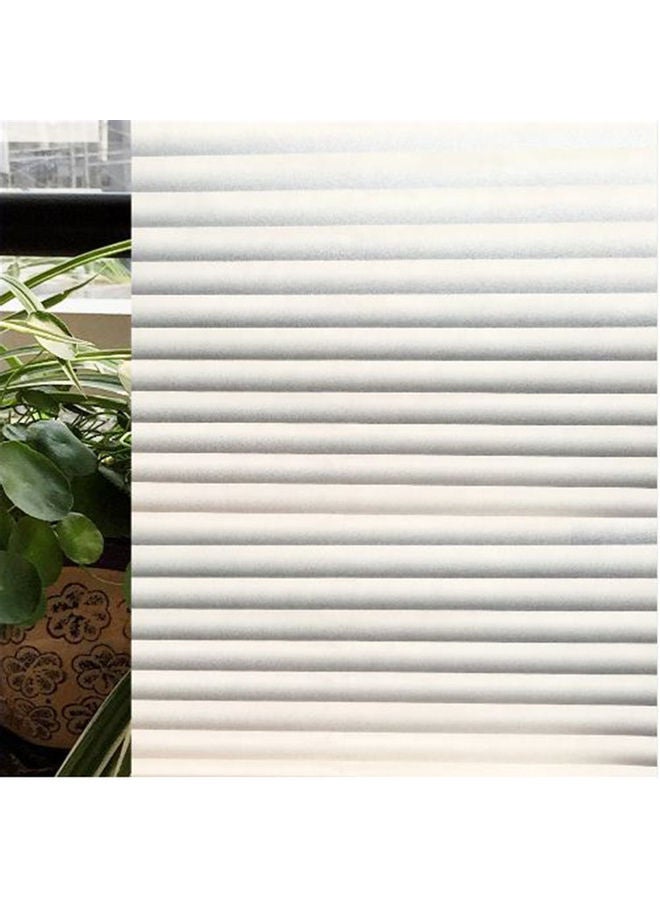 XiuWoo Glue Static Decorative Window Film White 55x200cm - Image 1