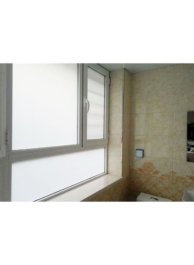 XiuWoo - Glue Static Decorative Window Film White 60x200cm - Image 1