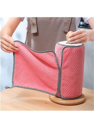 15-Piece Kitchen Daily Dish Towel Cloth Rose 25x25x3cm - v1623394896/N48105187A_1
