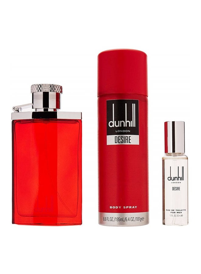 دانهيل طقم هدايا ديزاير EDT 100 Ml, EDT 30 Ml, Body Spray 195ملليلتر - Image 2