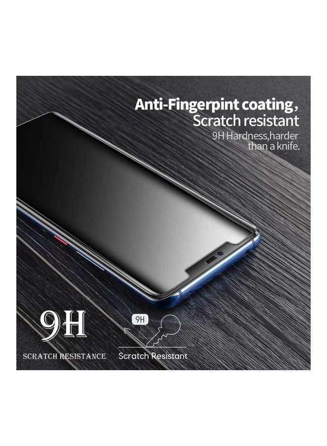 ICS Protective Glass Screen Tempered Glass For Huawei Mate 20 Pro Black - Image 2