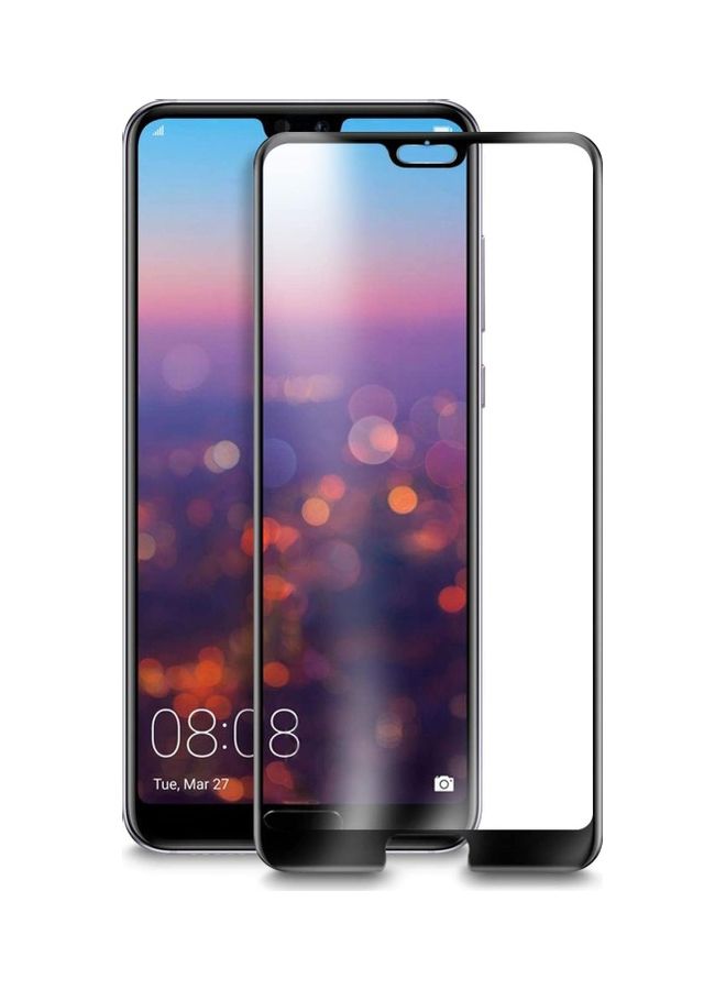 ICS Tempered Glass Screen Protector For Huawei P20 Pro Black/Clear - Image 1
