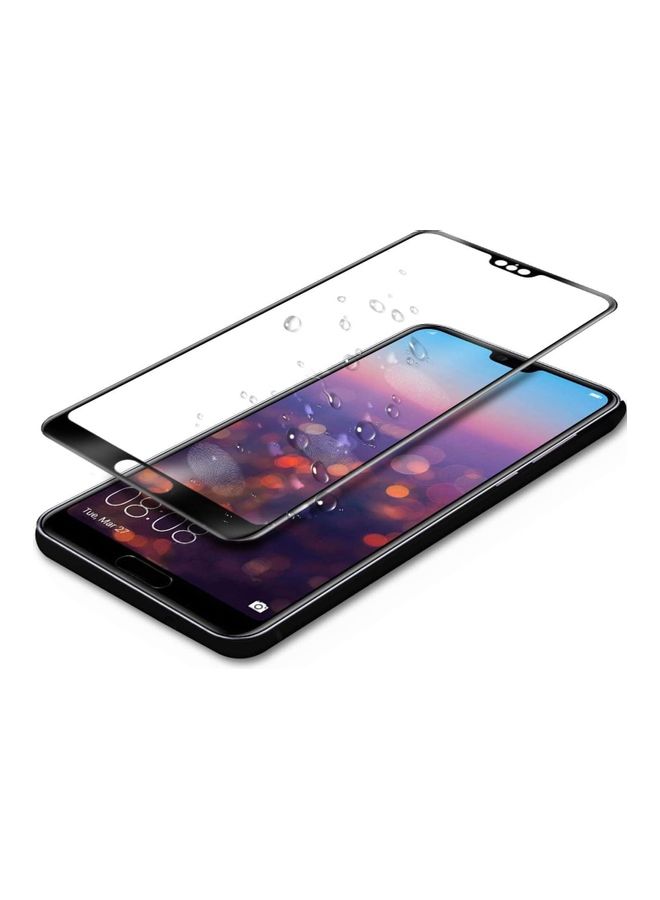 ICS Tempered Glass Screen Protector For Huawei P20 Pro Black/Clear - Image 2