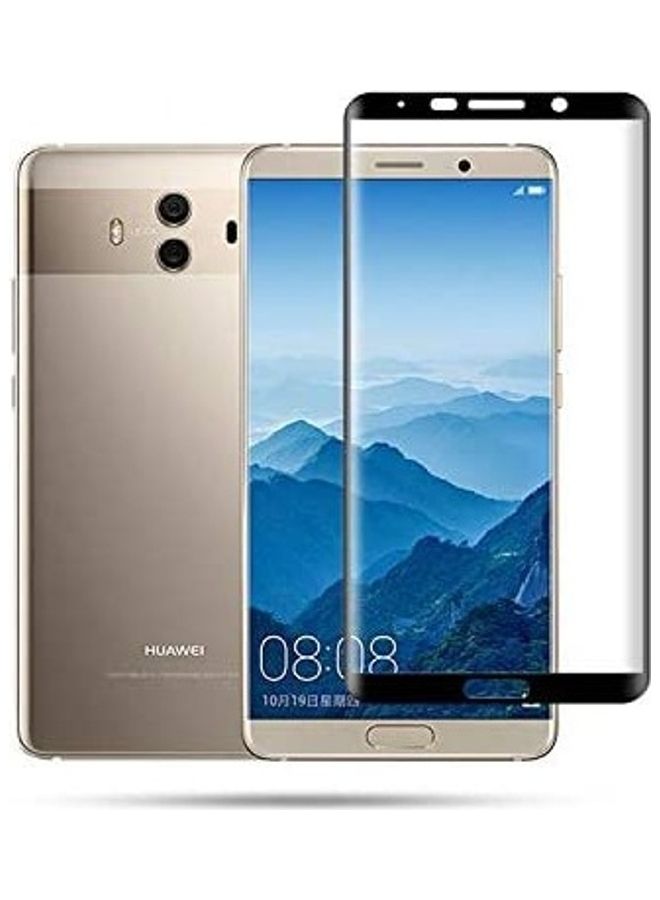 أي سي إس لَاصقة حماية للشاشة بتغطية كاملة لهاتف هواوي ميت 10 برو شفاف-أسود