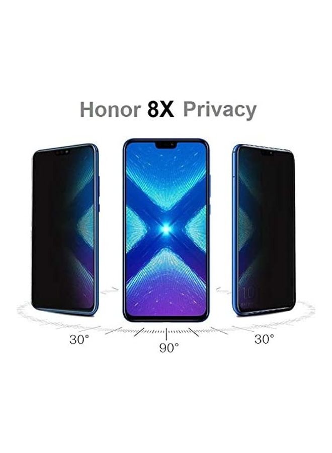 ICS Glass Screen Protector For Huawei Honor 8X Black - Image 2