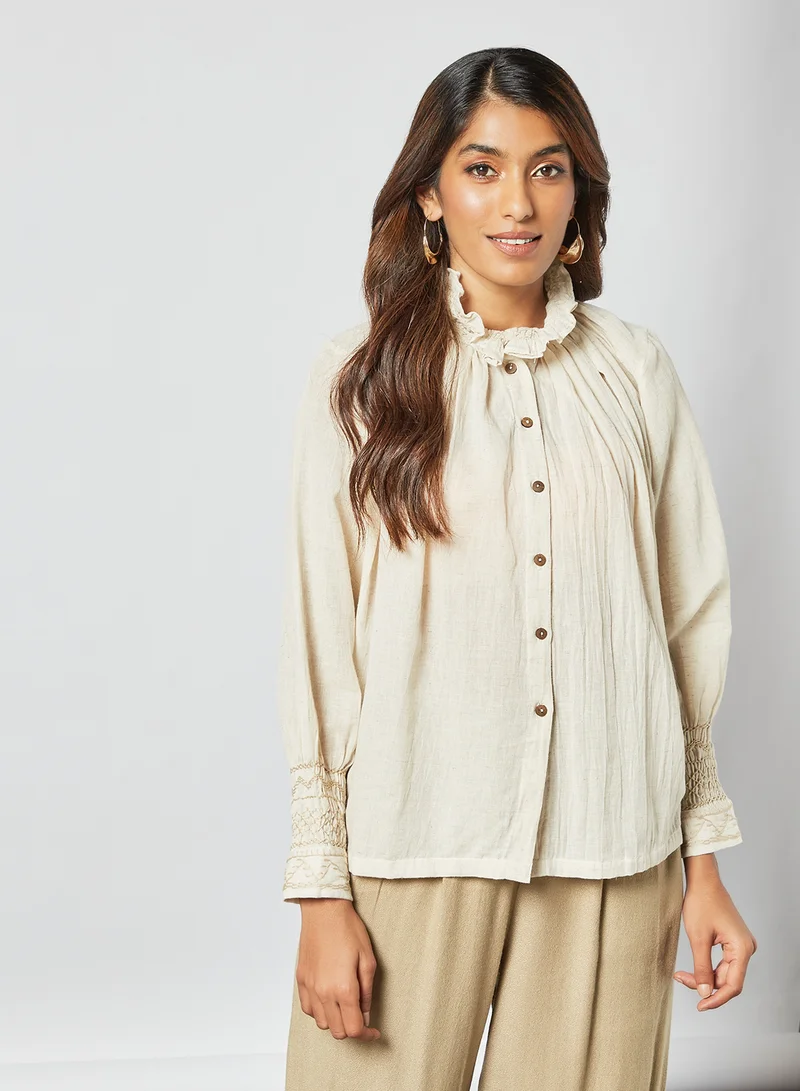 CORD High Neck Top