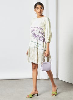 CORD Elasticated Waist Dress Multicolour  - Image 2