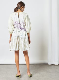 CORD Elasticated Waist Dress Multicolour  - Image 4