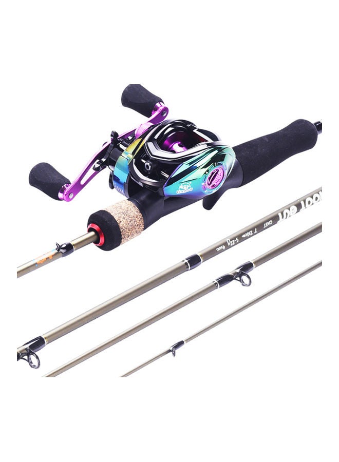 Lizard Portable Fishing Rod And Baitcasting Reel Wheel Set - Image 4