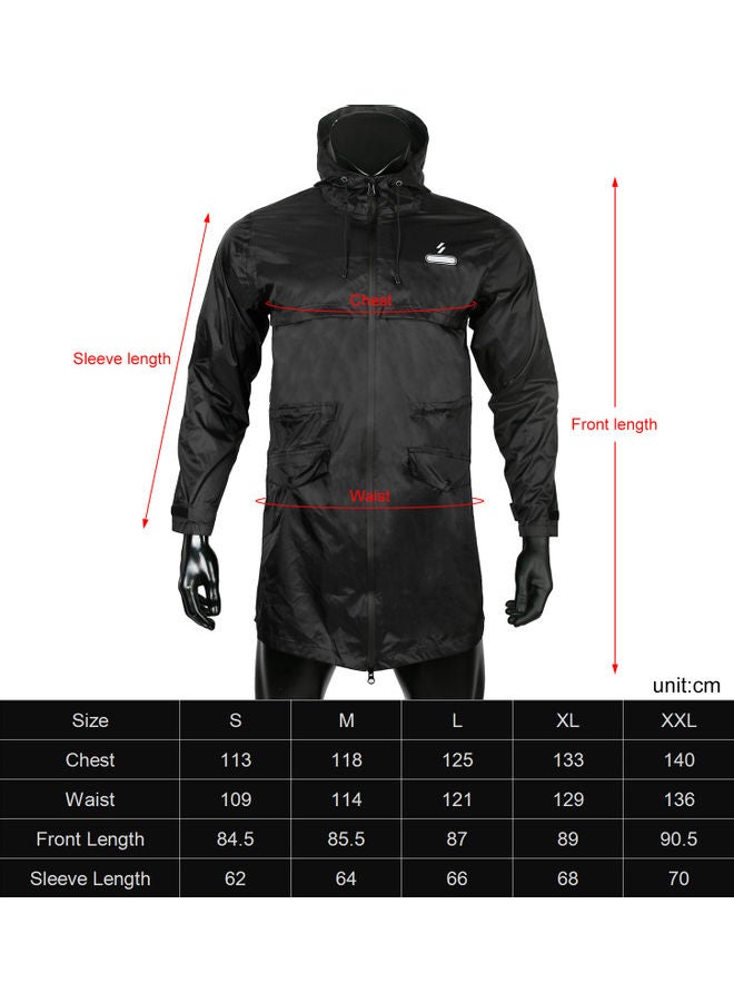 Generic Long Waterproof Hooded Jacket - Image 5