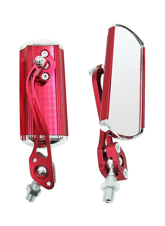 طقم مرايا للرؤية الخلفية للدراجة قابلة للتعديل مكون من قطعتين - Image 2