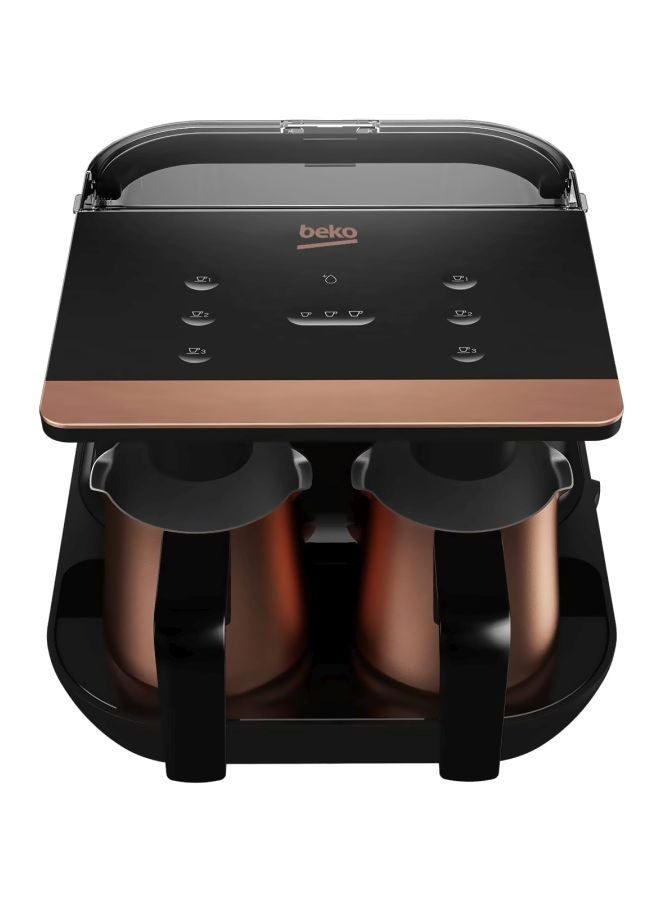 Beko - Turkish Coffee Machine with Two Pot 6.0 L 1100.0 W TKM8961B Black/Brown - Image 1