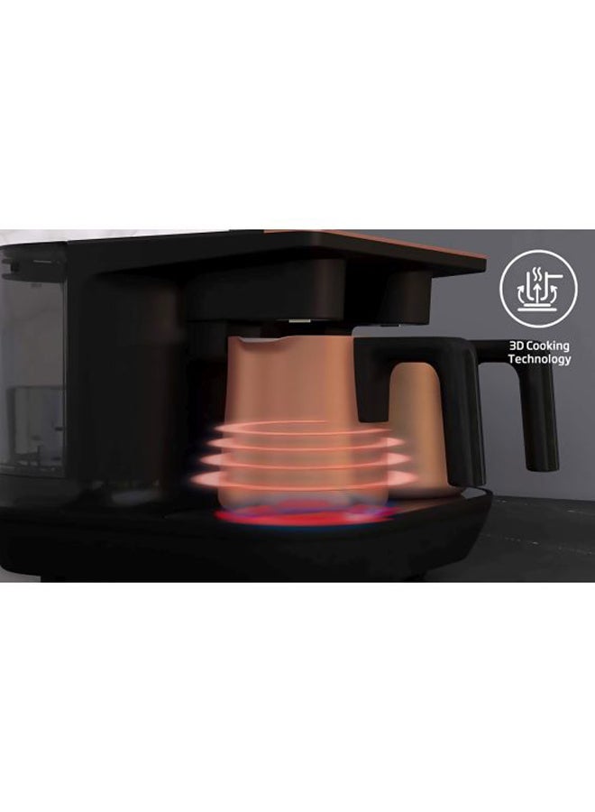 Beko - Turkish Coffee Machine with Two Pot 6.0 L 1100.0 W TKM8961B Black/Brown - Image 1