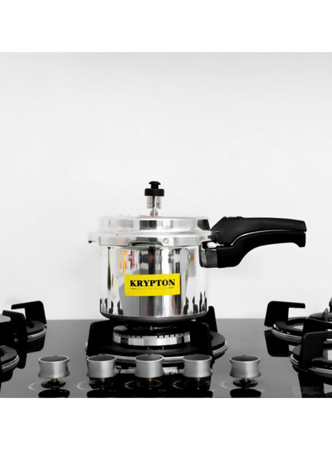 KRYPTON - Stainless Steel Induction Base Pressure Cooker With Lid, Cool Touch Handle And Safety Valves 3Liters - Image 1