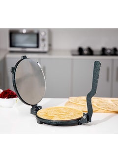 DELCASA Stainless Steel Chapatti Press Black/Silver 27x22x5.6cm  - Image 1