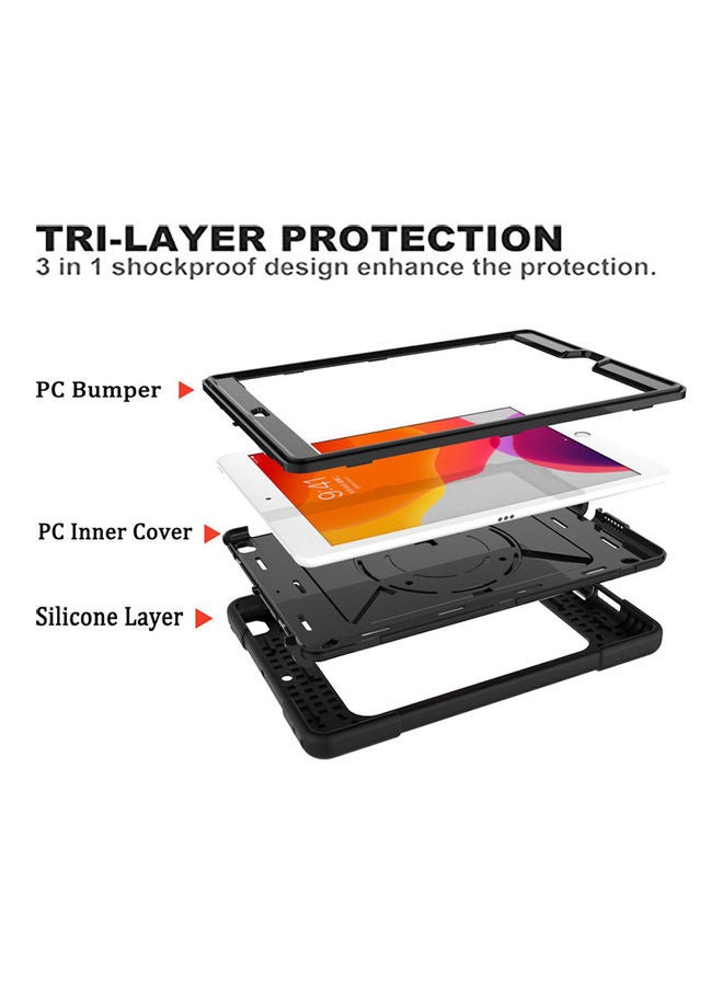 EzzySo Protective Case Cover For Apple iPad 7th And 8th Generation Black - Image 3