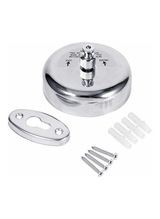 EzzySo 6-Piece Retractable Clothes Line Silver 10 x 10 x 6cm  - Image 4