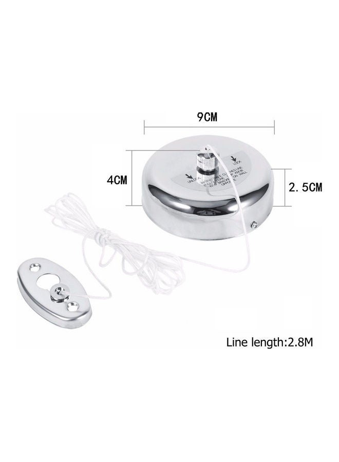 EzzySo 6-Piece Retractable Clothes Line Silver 10 x 10 x 6cm  - Image 5