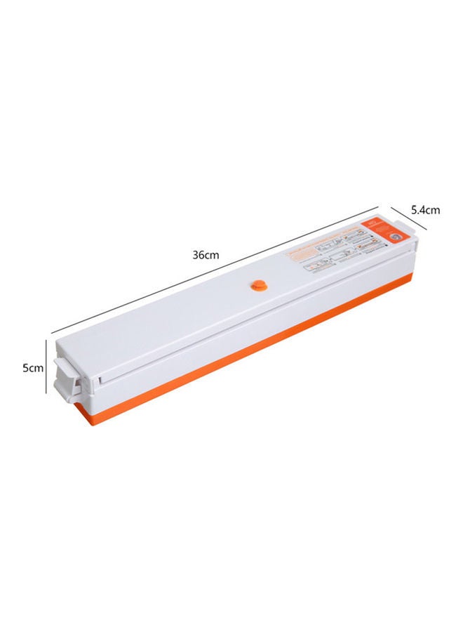 EzzySo Vacuum Sealer White/Orange 36x5.4x5cm - Image 2