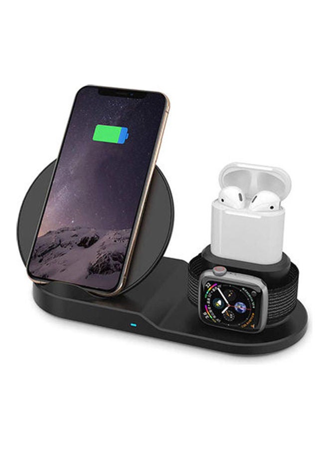 إيزي سو قاعدة شحن لاسلكية 3 في 1 أسود - Image 1