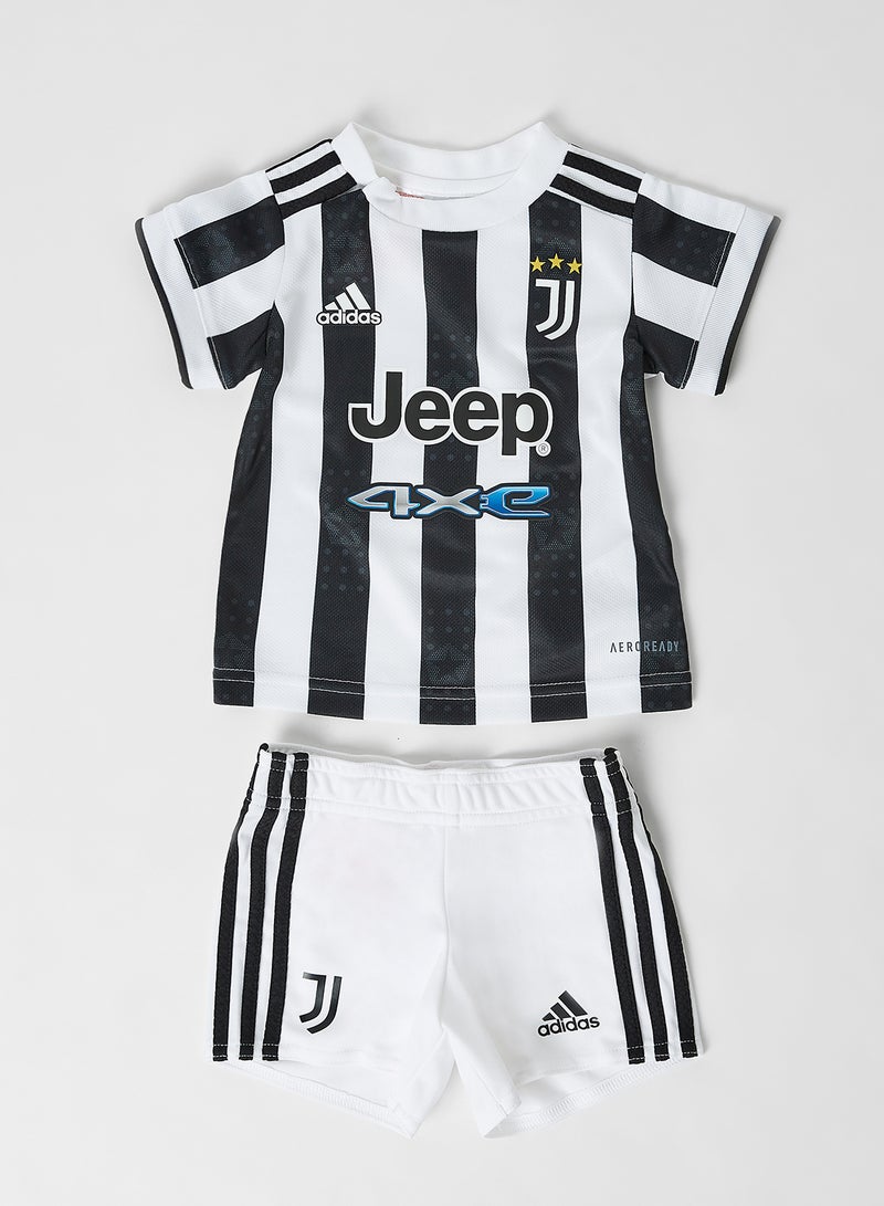 Adidas - Baby Boys Juventus 21/22 Home Football Kit White/Black - Image 1