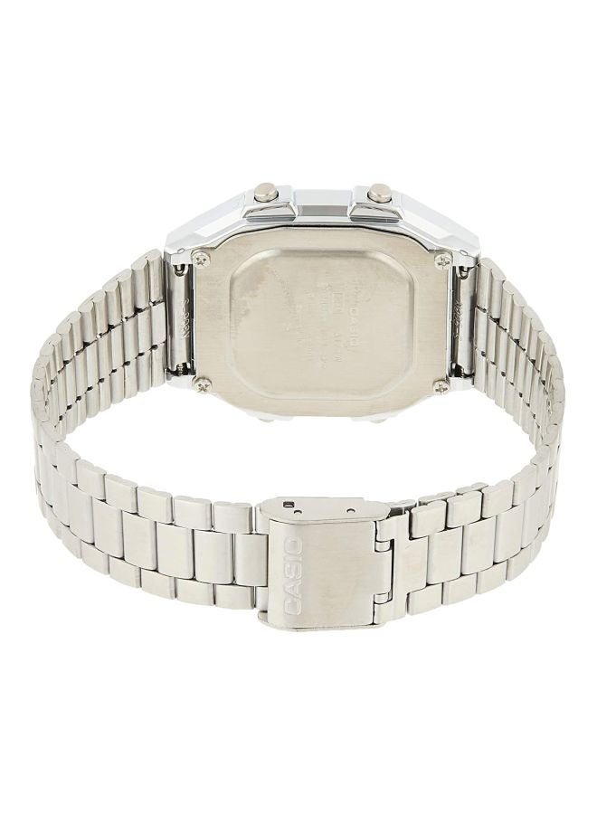 CASIO Men's Illuminator Stainless Steel Digital Watch A178WA-1ADF  - Image 2