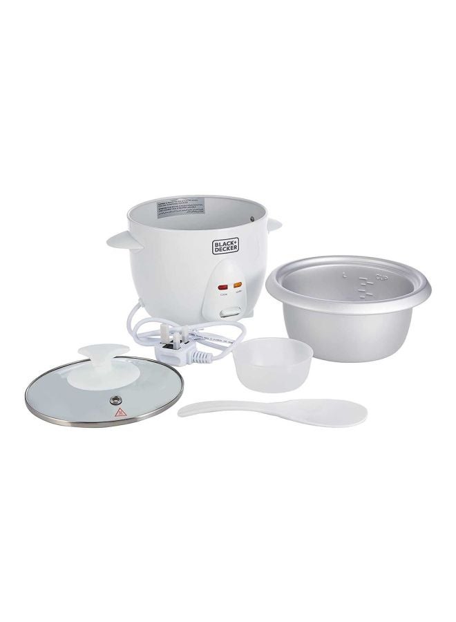 بلاك اند ديكر قدر طهي لكأس واحد من الأرز 0.6 L 350 W RC650-B5 أبيض\فضي\شفاف  - Image 1