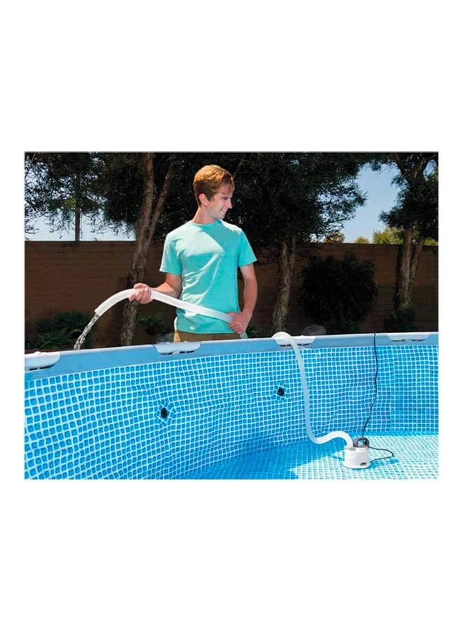 INTEX Drain Pump For Above Ground Frame Pools With Hose