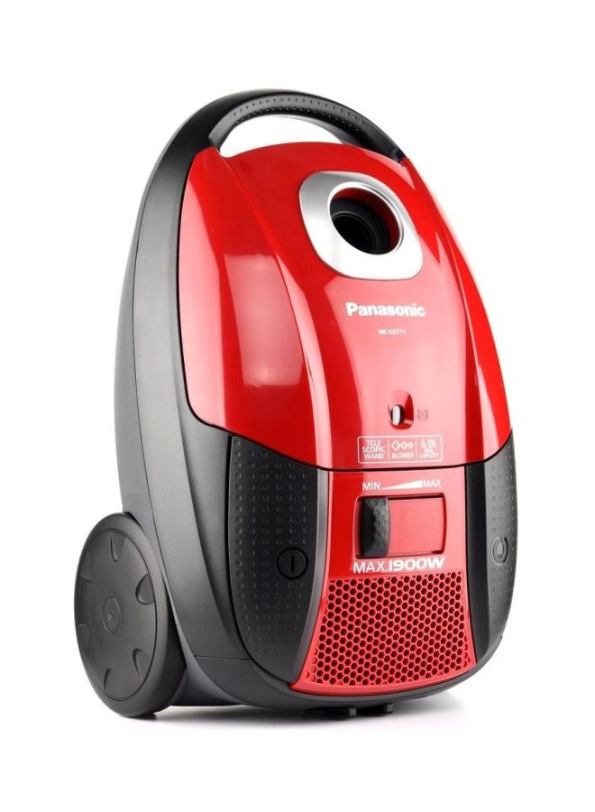 Panasonic Vacuum Cleaner 6 L 1900 W Mc-Cg711R747 Red/Grey  - Image 2