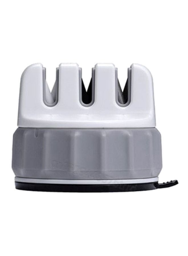 Xiaomi Stone Trible Wheel Whetstone One-handed Super Suction Knife Sharpener Sharpen Grey - Image 1