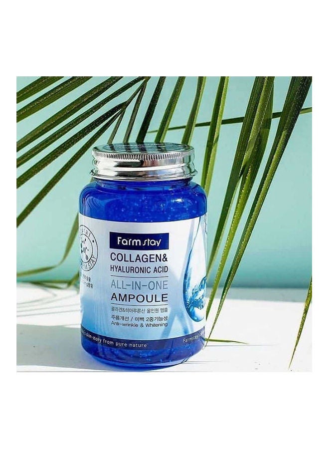Farm Stay Collagen & Hyaluronic Acid All In One Ampoule - 2Pcs Blue 250ml - Image 1